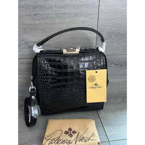 Patricia Nash Bags Patricia Nash Leather Croc Embossed Nela